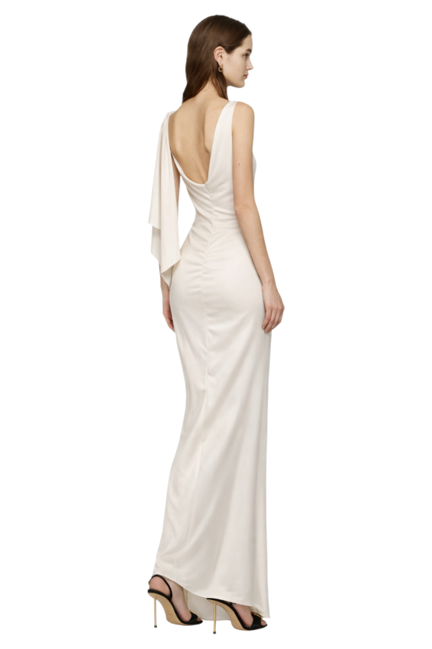 Tie Shoulder Sleeveless Maxi Dress