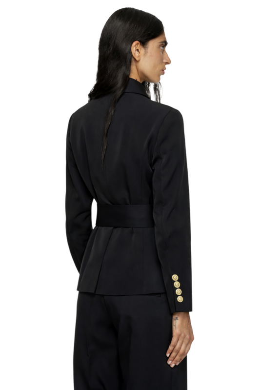 Double-Breasted Slim Fit Blazer